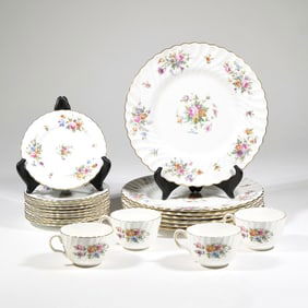 (22pc) MINTONS "MARLOW" CHINA