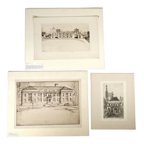 (3pc) ERNEST DAVID ROTH & OTHER ETCHINGS
