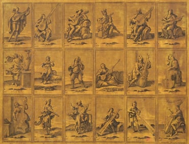 PRINT OF ITALIAN STRING INSTRUMENTS