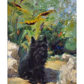 ALFRED RICHARD MITCHELL (1888-1972) "FALA" F.D.R.'S DOG