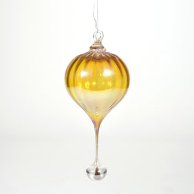 BLOWN GLASS CHRISTMAS ORNAMENT