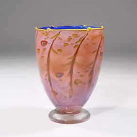 21ST CENTURY ART GLASS VASE