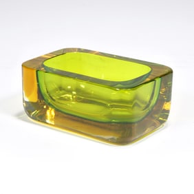 MURANO SOMMERSO ART GLASS BOWL