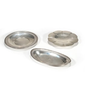 (3pc) STERLING SILVER TRAYS