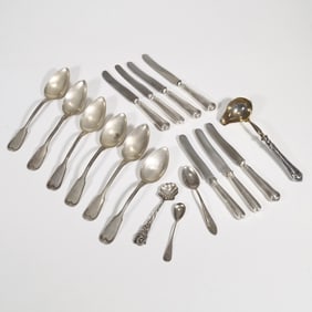 MISC. CONTINENTAL SILVER FLATWARE