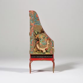 DOLLHOUSE MINIATURE SIGNED HARPSICHORD "DAVEY JONE"