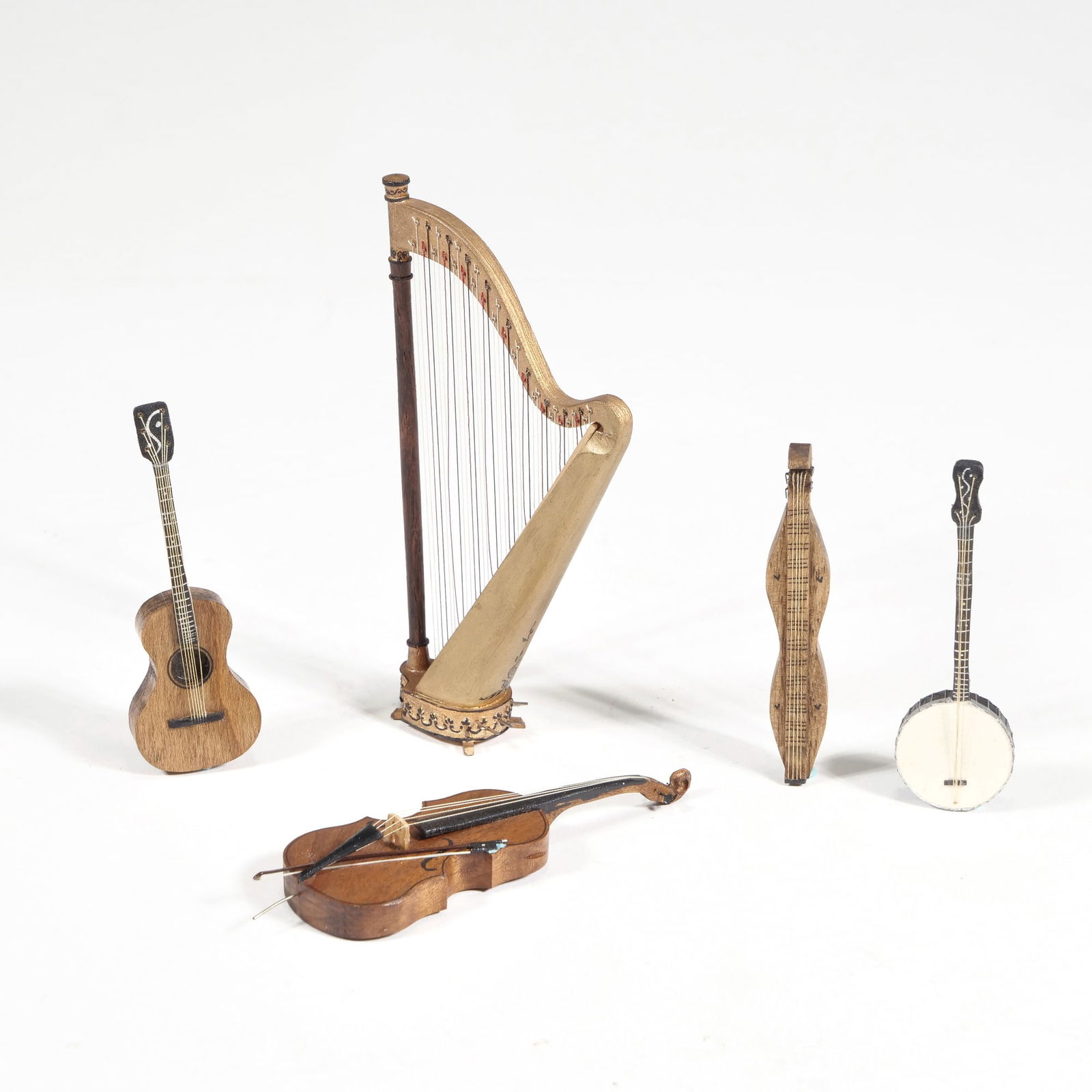 (5pc) HAROLD / POLLIE SIMPSON MINIATURE INSTRUMENTS (1 of 10)