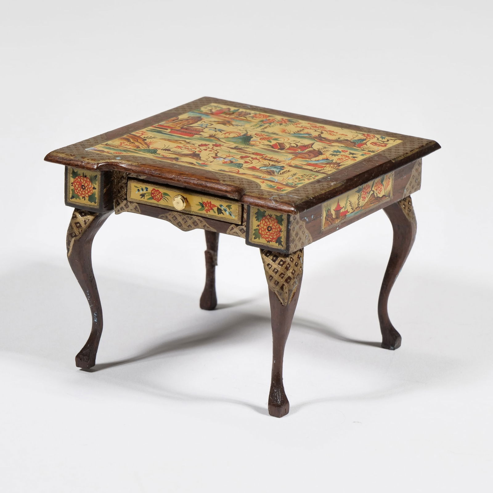 NATASHA CHINOISERIE DOLLHOUSE CARD TABLE (1 of 7)