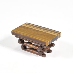MINIATURE TIGER'S EYE TABLE