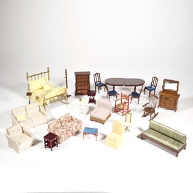 MISC. DOLLHOUSE MINIATURE FURNITURE