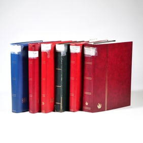 (6pc) SWITZERLAND STAMP ALBUM COLLECTION