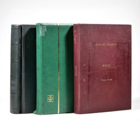 (3pc) FRENCH & GERMAN STAMP ALBUMS