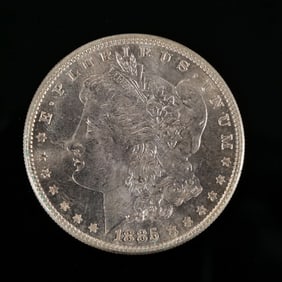 1885-P MORGAN SILVER DOLLAR