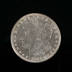 1886-P MORGAN SILVER DOLLAR