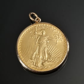 1908 SAINT-GAUDENS DOUBLE EAGLE "NO MOTTO"