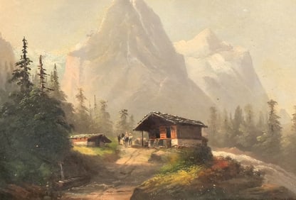 CONTINENTAL SCHOOL MOUNTAINSCAPE (19TH CENTURY), ROSENBAUM