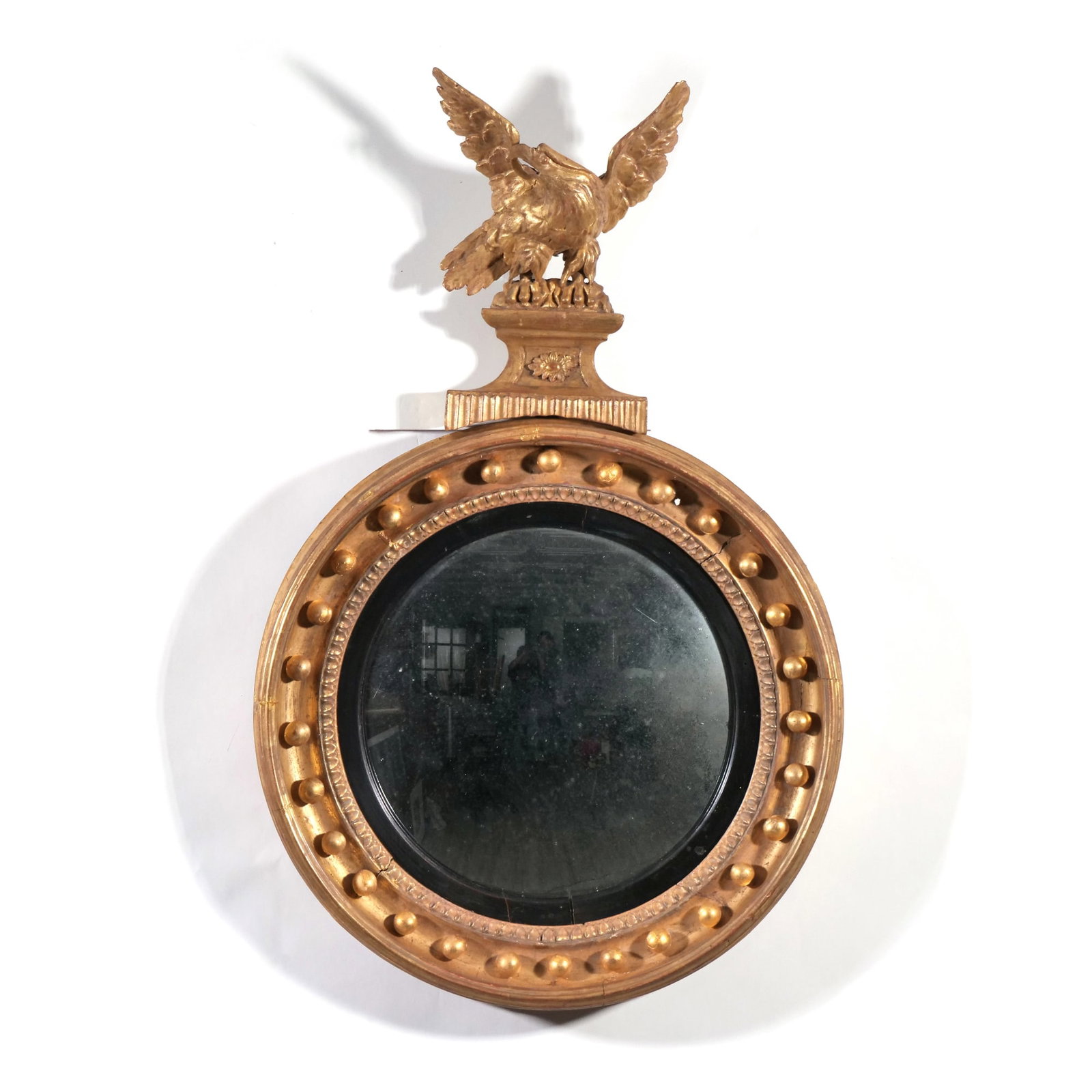 DIMINUTIVE EAGLE CONVEX MIRROR, HILFIGER COLLECTION (1 of 13)