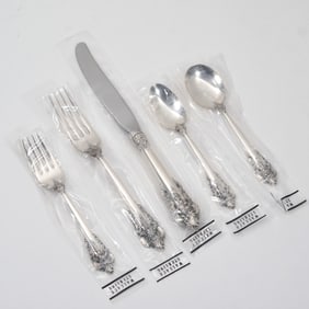 (118pc) WALLACE STERLING SILVER FLATWARE SERVICE
