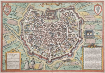(MILAN.) GEORG BRAUN; AND FRANZ HOGENBERG. MEDIOLANUM