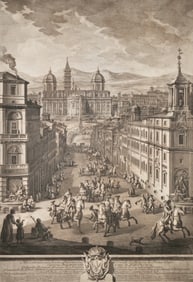 VASI, GIUSEPPE - ETCHING, GRAND VIEW OF SANTA MARIA