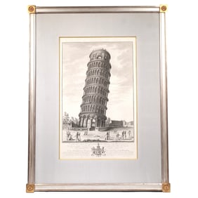 VERICO, ANTONIO. - ENGRAVING: VEDUTA DEL CAMPANILE DI PISA, 1816