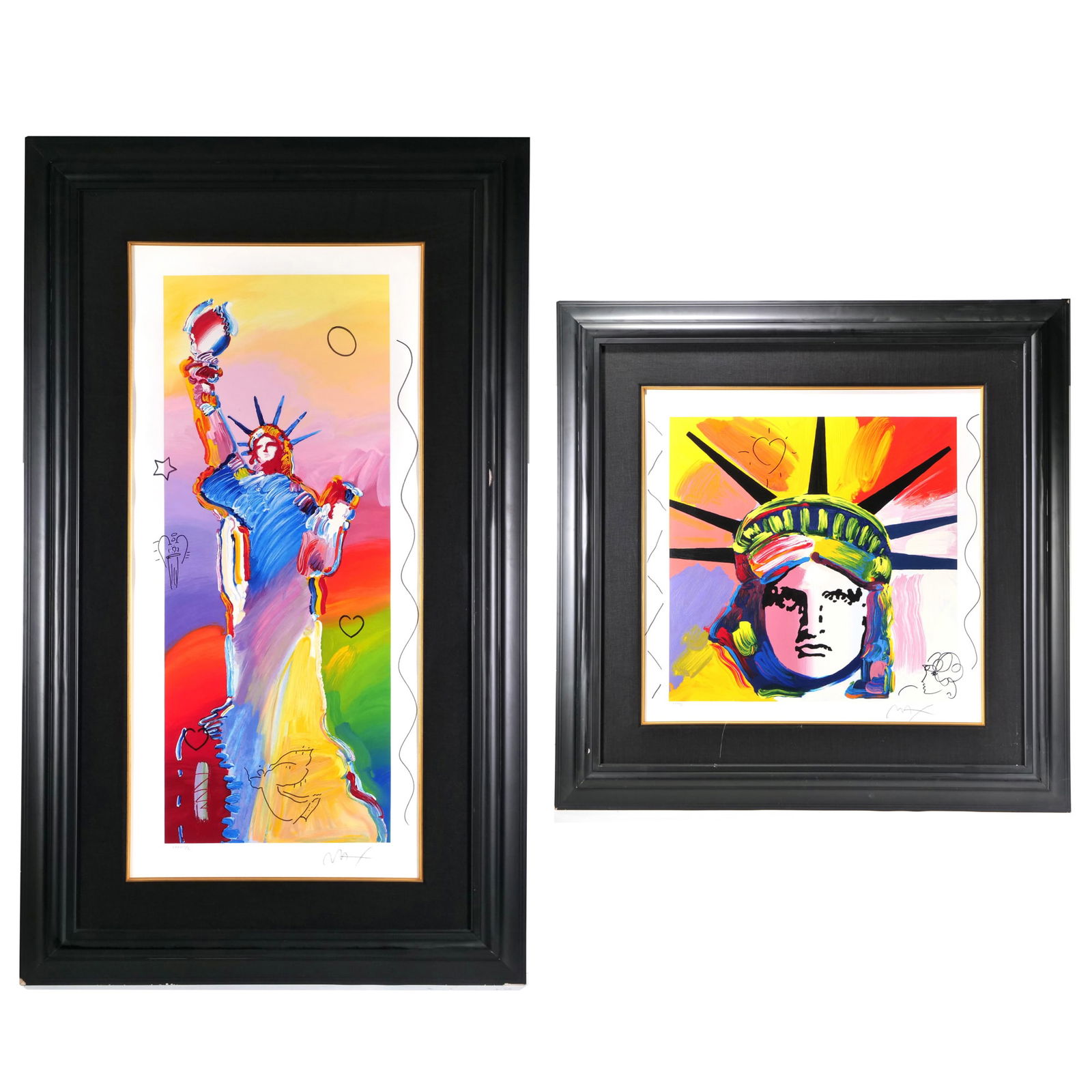 (2pc) PETER MAX (B. 1937), LITHOGRAPHS (1 of 20)