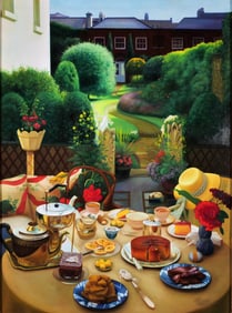 J. CLARKE OIL PAINTING