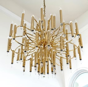 MANNER OF GAETANO SCIOLARI LARGE CHANDELIER
