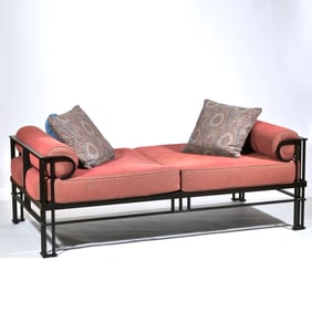 A. SOUDIVAR FOR MIRAK WROUGHT IRON DAY BED