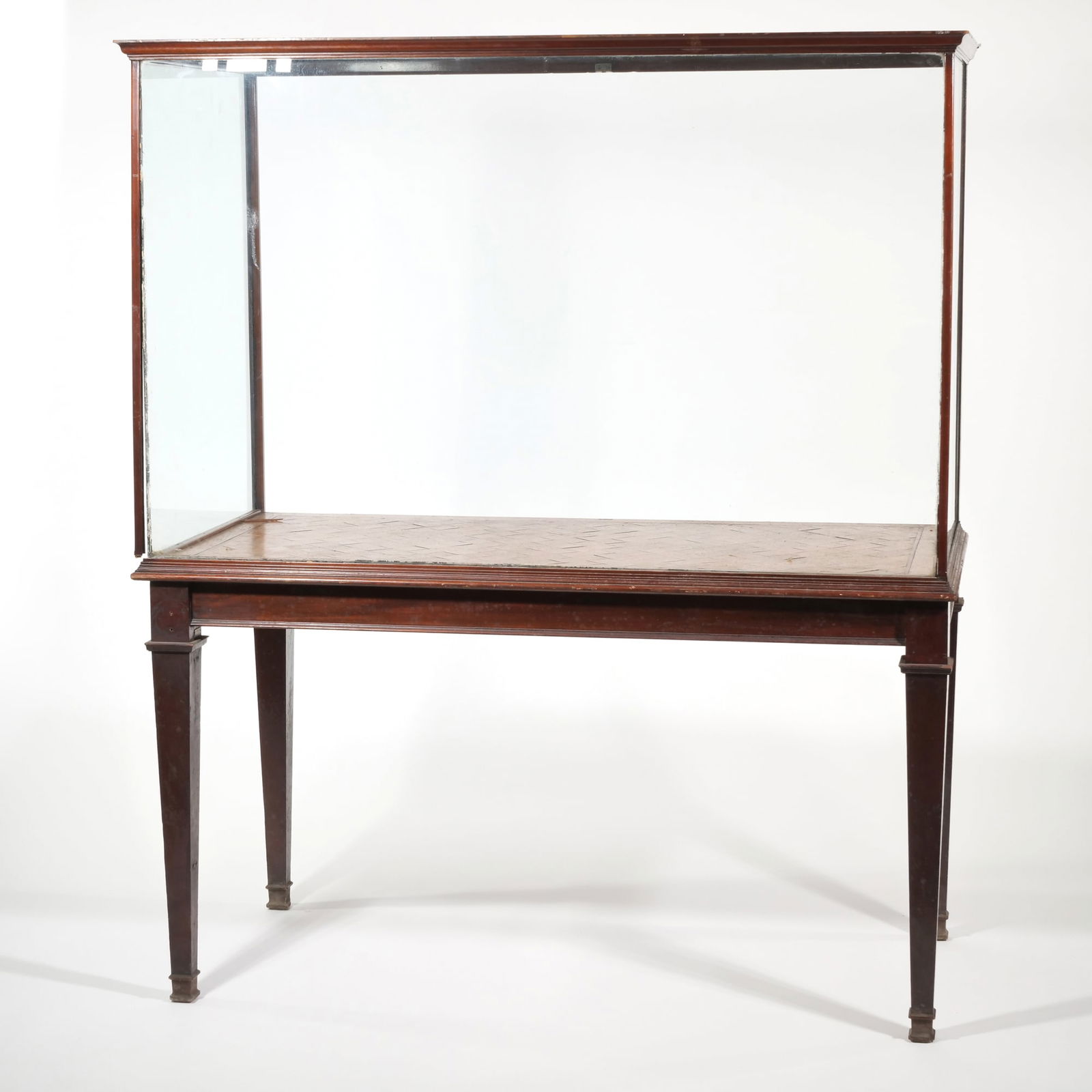F. SAGE & CO. LTD. LONDON, DISPLAY CABINET WITH TABLE BASE (1 of 17)