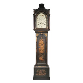 "WILL + GUY + RYE" CHINOISERIE GRANDFATHER CLOCK