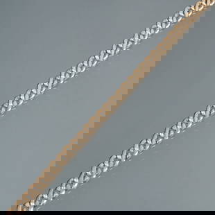 14K GOLD CURB LINK BRACELET: 14K yellow gold curb link bracelet, marked "14K" on clasp; 18.2g - l. 8.25 in. Provenance: Private Collection, Greenwich, CT