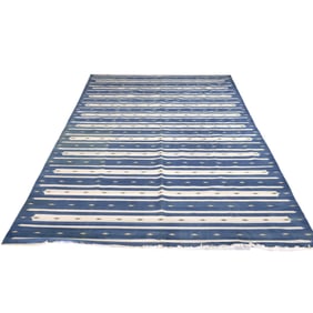 MADELINE WEINRIB STYLE STRIPED SOUTHWESTERN RUG, HILFIGER COLLECTION
