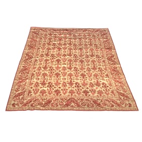 OVERALL PATTERN FLAT WOVEN RUG, HILFIGER COLLECTION