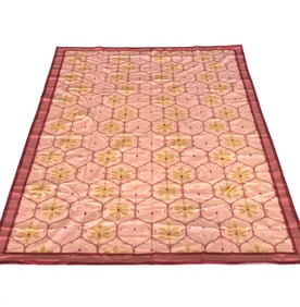 PROBABLY WEINRIB PATTERNED DHURRIE RUG, HILFIGER COLLECTION