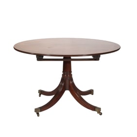 REGENCY STYLE PEDESTAL BREAKFAST TABLE