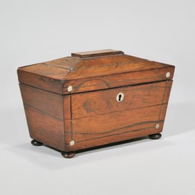 SARCOPHAGUS FORM TEA CADDY