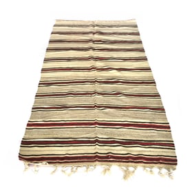 MEXICAN / AMERICAN STYLE WOVEN RUG, HILFIGER COLLECTION