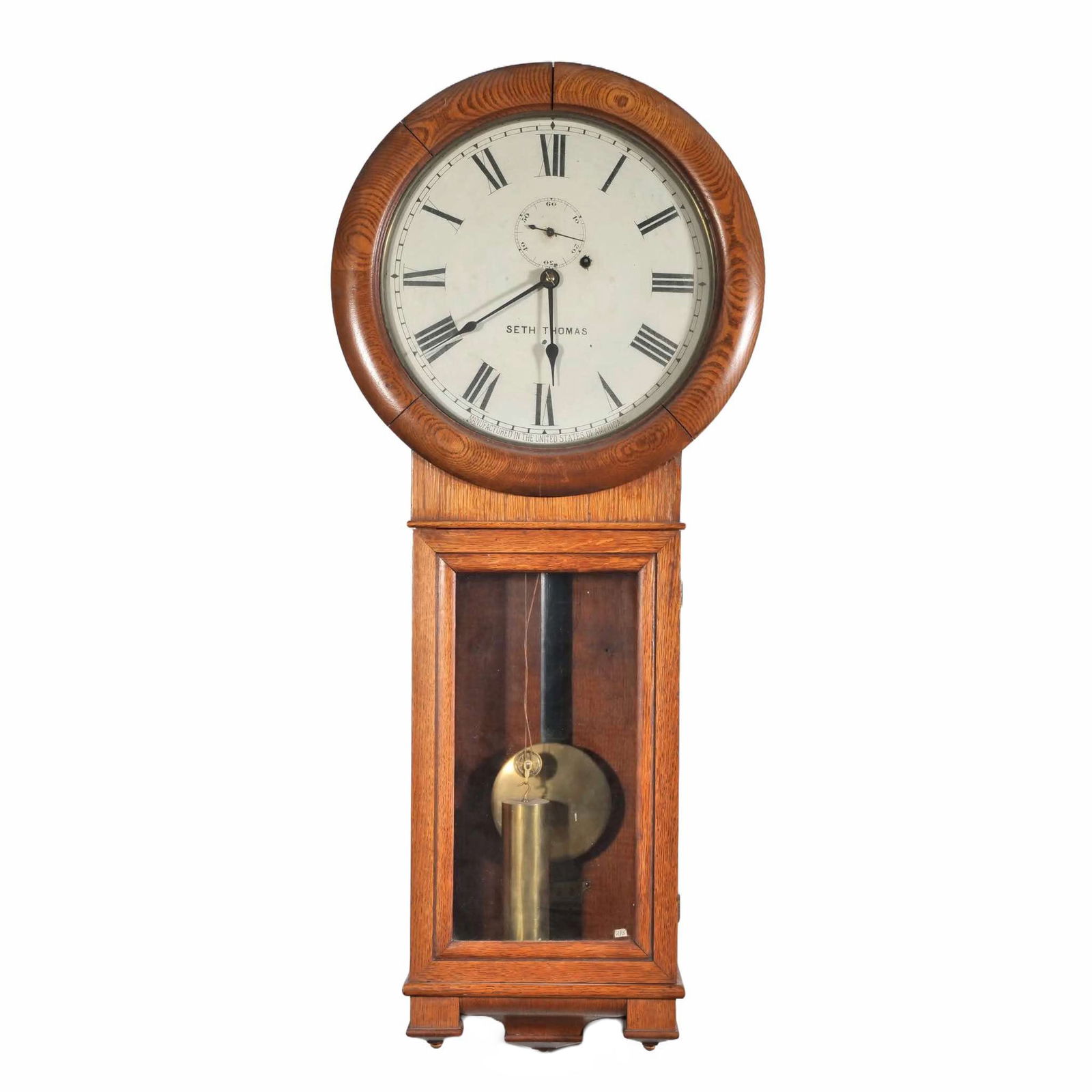 Seth Thomas Mantle Clock, Patent Sept 7, 1880