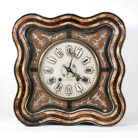 "P FERRON" VICTORIAN WALL CLOCK