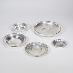 MISC GROUP STERLING SILVER DISHES