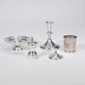 (5pc) STERLING SILVER & WEIGHTED STERLING ITEMS