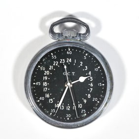 HAMILTON WATCH CO. 24HR MILITARY POCKET WATCH