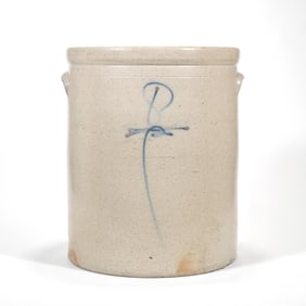 ANTIQUE AMERICAN GLAZED CROCK