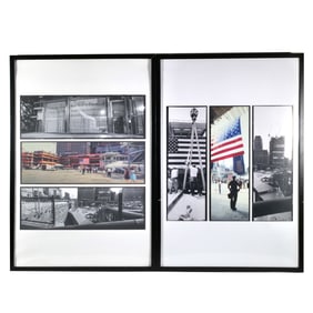 (2pc) FRANK RITTER (AMERICAN, 1947-2023) TRIPTYCH PHOTOGRAPHS