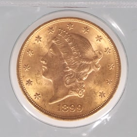 1899-P US $20 GOLD COIN
