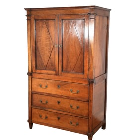 ANTIQUE FRENCH DIRECTOIRE STYLE ARMOIRE
