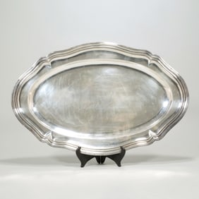 EUGEN MARCUS (GERMAN, EARLY 20TH CENTURY) SILVER TRAY