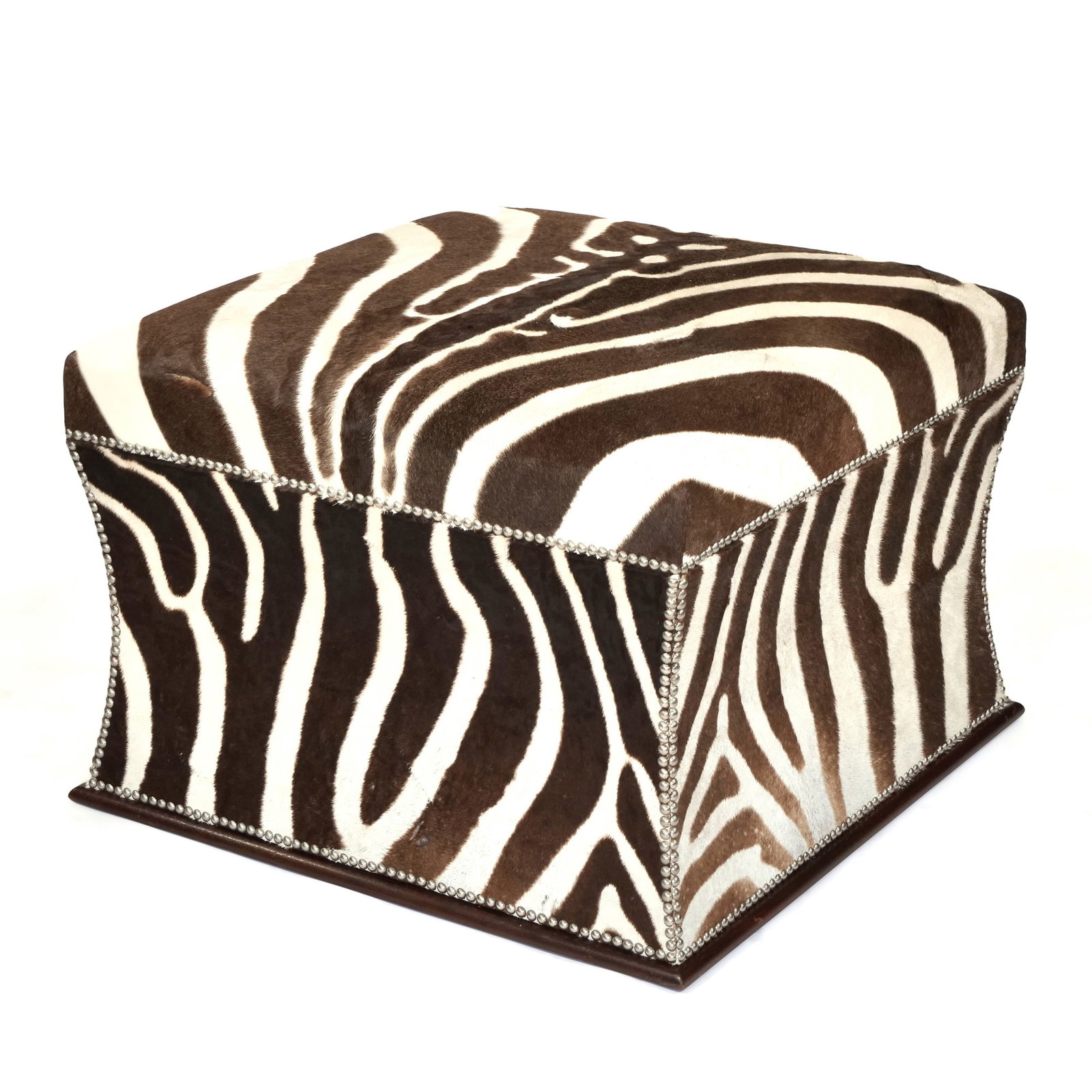 BESPOKE ZEBRA UPHOLSTERED OTTOMAN (3 OF 3) (1 of 11)