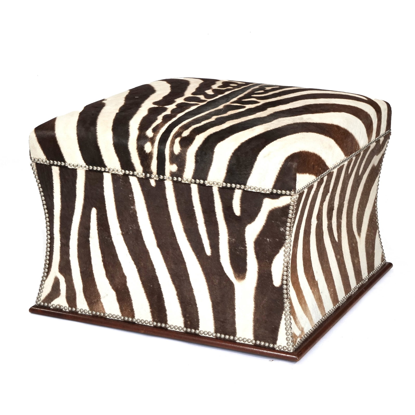 BESPOKE ZEBRA UPHOLSTERED OTTOMAN (2 OF 3) (1 of 20)